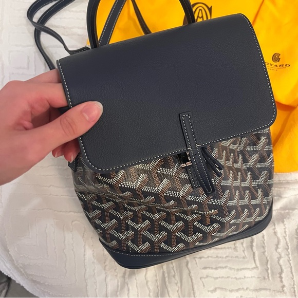 Goyard Alpin Mini Backpack – Navy Blue - Picture 2 of 12